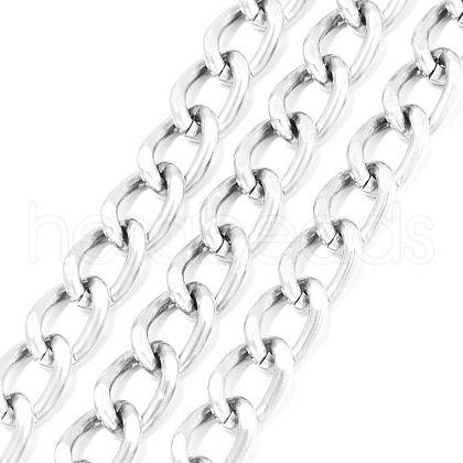 Aluminium Twisted Curb Chains X1-CHA-K001-06S-1
