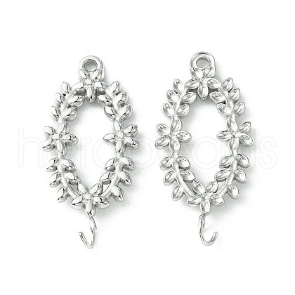Non-Tarnish 304 Stainless Steel Connector Charms STAS-L269-035P-1