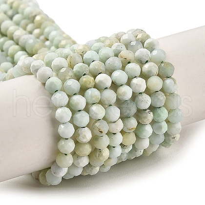 Natural Green Opal Beads Strands G-Z035-A02-02A-1