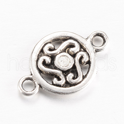 Tibetan Style Alloy Links connectors TIBE-Q064-02AS-RS-1