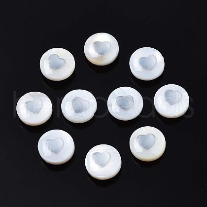 Natural Freshwater Shell Beads SHEL-N003-22-11P-1