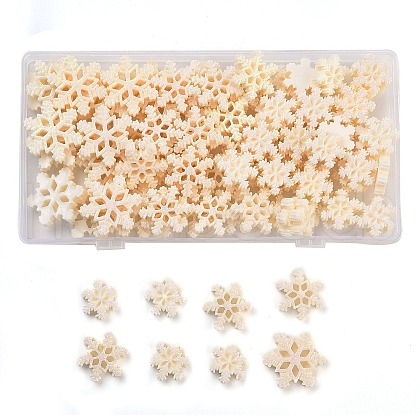 Olycraft 100Pcs 3 Styles Opaque Resin Decoden Cabochons RESI-XCP0002-20-1