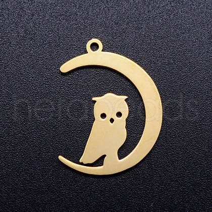 201 Stainless Steel Pendants STAS-Q201-JN291-2-1