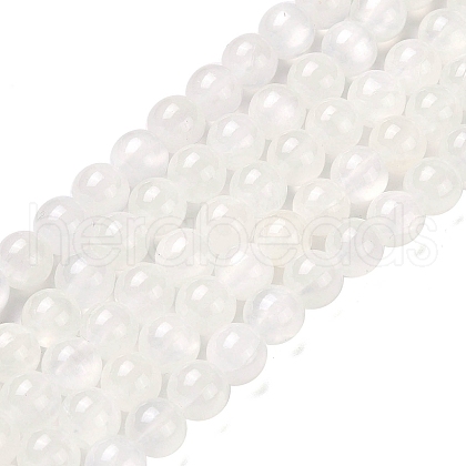 Natural Green Jade Beads Strands G-Q162-A01-E01-05-1