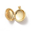 Rack Plating Brass Micro Pave Clear Cubic Zirconia Locket Pendants KK-M227-08G-4