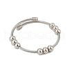 304 Stainless Steel Cuff Bangles for Women BJEW-Z087-11P-2
