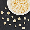 AHADERMAKER 90Pcs 3 Styles Dyed Synthetic Coral Beads CORA-GA0001-03-4