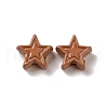 Spray Painted Alloy Beads PALLOY-K001-02C-1