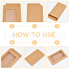 Rectangle Paper Biscuit Boxes with Clear Window CON-WH0107-01A-4