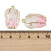 304 Stainless Steel Enamel Pendants STAS-L290-18G-3