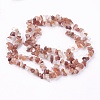 Natural Carnelian Stone Bead Strands G-R192-10-2