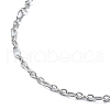 316 Surgical Stainless Steel Figaro Chain Bracelets for Women BJEW-D023-03P-2
