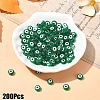 200Pcs Transparent Acrylic Beads TACR-YW0002-08F-1
