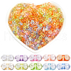 SOFPLATE 2000Pcs 10 Colors Transparent Acrylic Beads TACR-SP0001-12-1