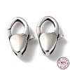 925 Thailand Sterling Silver Lobster Claw Clasps STER-D003-52P-3