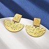 304 Stainless Steel Dangle Stud Earrings for Women EJEW-K268-12B-G-2