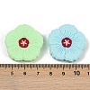Flower Food Grade Silicone Focal Beads SIL-A011-02C-3
