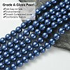 Eco-Friendly Glass Pearl Bead Strands HY-A008-10mm-RB069-3