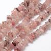 Natural Strawberry Quartz Beads Strands G-F521-16-1