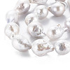 Natural Baroque Pearl Keshi Pearl Beads Strands PEAR-S019-05A-4