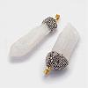 Natural Quartz Crystal Big Pendants G-P206-18-2
