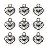 Tibetan Style Alloy Charms X-TIBE-Q050-163AS-LF-1
