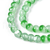 Baking Paint Glass Beads Strands DGLA-N015-4mm-09-3
