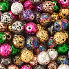 Craftdady 120Pcs 12 Style Electroplated Natural Lava Rock Beads Strands G-CD0001-01B-13