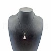Natural Rose Quartz Gourd Pendant Necklaces WJ9079-7-1