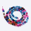Natural Agate Beads Strands G-E469-12G-2