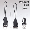 Gorgecraft 100pcs Plastic Cord Mobile Straps with Detachable Buckle FIND-GF0006-61B-2