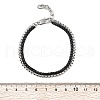 304 Stainless Steel Box Chain Multi-strand Bracelets for Men Women BJEW-Q038-03-5