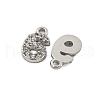 304 Stainless Steel Pendants STAS-L080-002P-06-2
