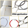   400Pcs 4 Colors Iron Folding Crimp Ends IFIN-PH0002-27-6