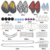 SUNNYCLUE DIY Butterffly Wing Dangle Earring Making Kits DIY-SC0019-73-2