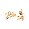 304 Stainless Steel Stud Earrings EJEW-K285-02G-2