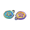 Ion Plating(IP) 304 Stainless Steel Pendants STAS-B032-36MC-3