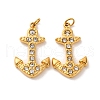 304 Stainless Steel Rhinestone Pendants STAS-U061-13G-01-1