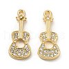 Rack Plating Alloy Rhinestone Pendants ALRI-M006-13G-2