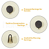 FIBLOOM 8Pcs 304 Stainless Steel Vortex Cuff Earrings EJEW-FI0003-29EB-5