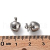 Non-Tarnish 304 Stainless Steel Charm STAS-M323-53P-3