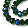 Electroplate Glass Beads Strands EGLA-A034-T1mm-L27-2