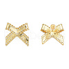 Cubic Zirconia Bowknot Stud Earrings EJEW-N011-64-1