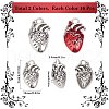 SUNNYCLUE 32Pcs 2 Colors Tibetan Style Alloy Pendants FIND-SC0009-46-2