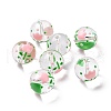 Transparent Glass Beads LAMP-B021-03B-18-1