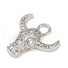 Brass Micro Pave Cubic Zirconia Pendants KK-M322-26P-2