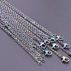2MM Unisex 304 Stainless Steel Cable Chain Necklaces VJ7708-10-1