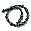 Spray Painted Synthetic Turquoise Beads Strands G-E617-B08-01-3