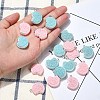 20Pcs 2 Colors Opaque Resin Glitter Imitation Food Pendants RESI-YW0001-63-4