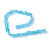 Electroplated Imitation Jade Glass Beads Strands X-EGLA-J108A-E41-2